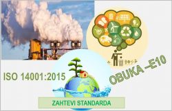 E19 Sistemi menadžmenta životne sredine. Upoznavanje sa zahtevima standarda  ISO 14001:2026 @ StandCert d.o.o.